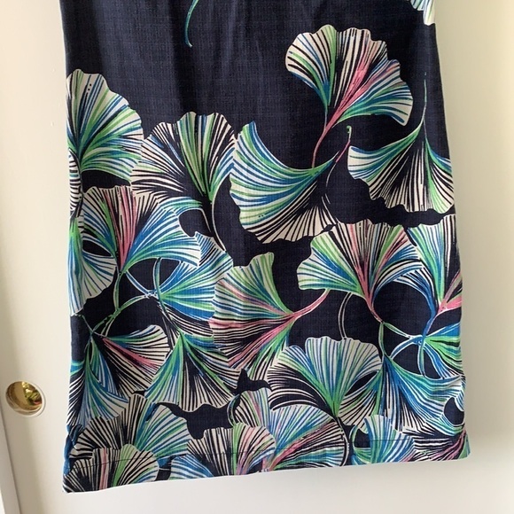 Lilly Pulitzer Gingko Leaves Print Dress 0 - Picture 3 of 10